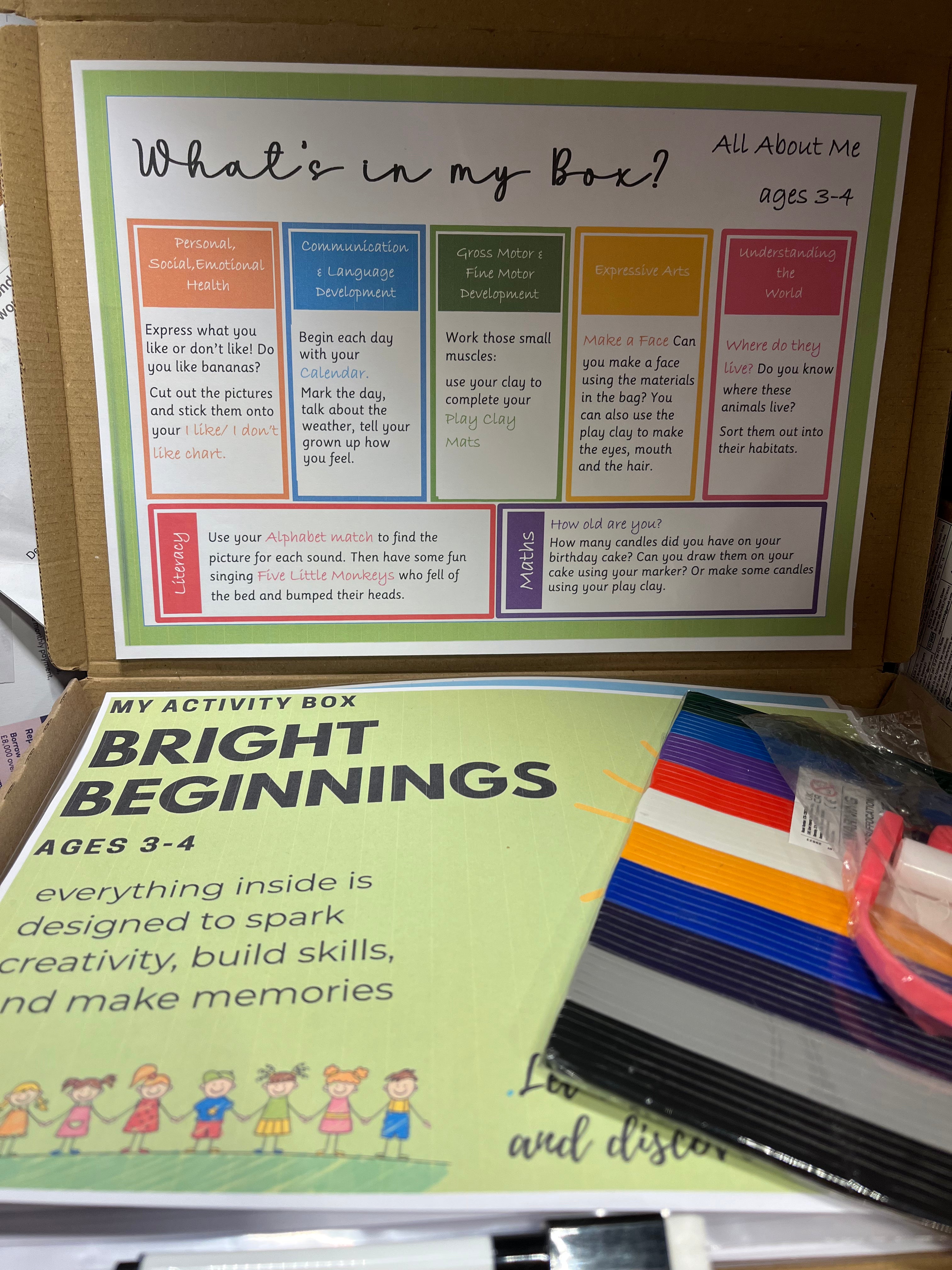 Bright Beginnings Box Ages 3-4