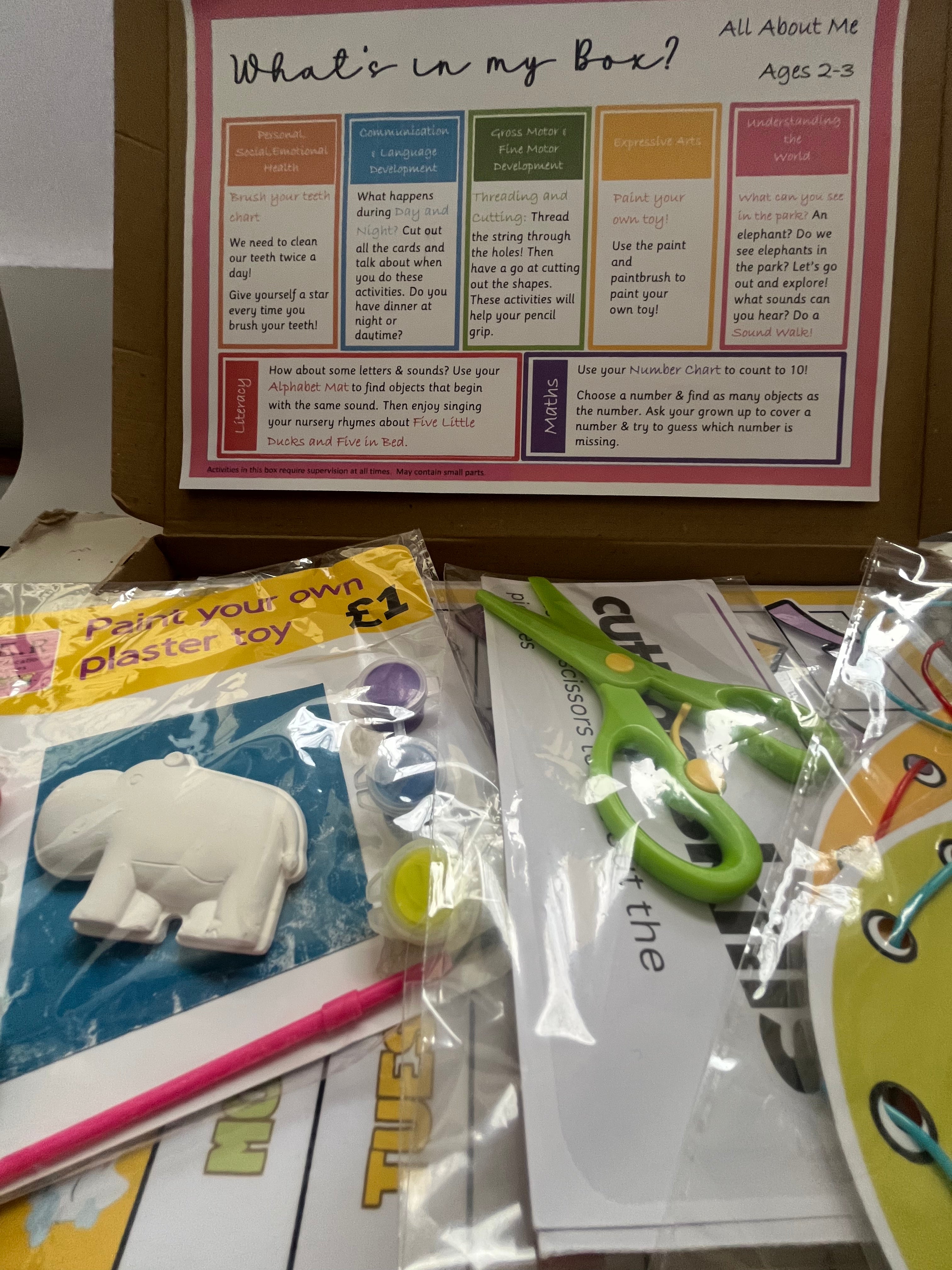 Activity Boxes Libraries Mini Minds Activity Box Ages 2-3 – Bloom Little Boxes