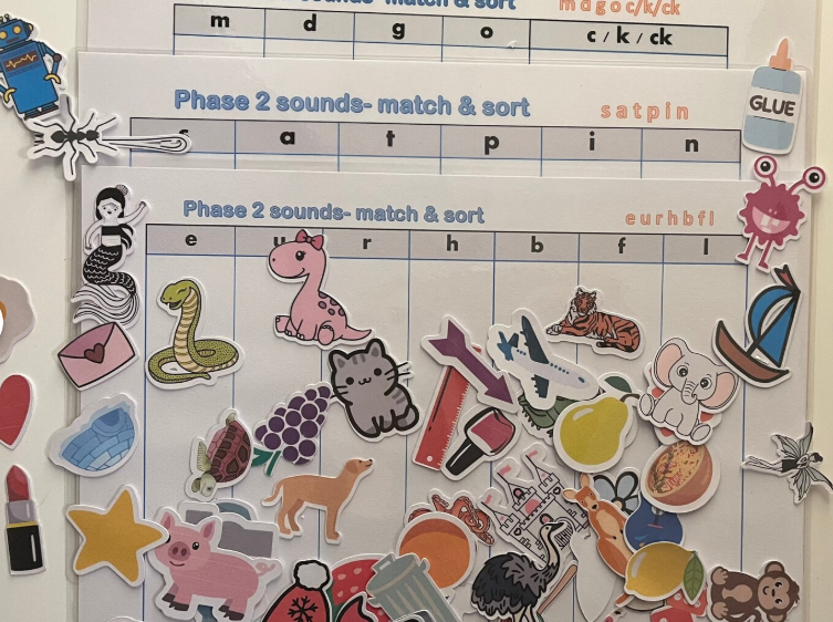 Phonics Fun Box Phase 2 Initial Sounds